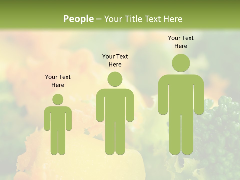 Food Lettuce Green PowerPoint Template