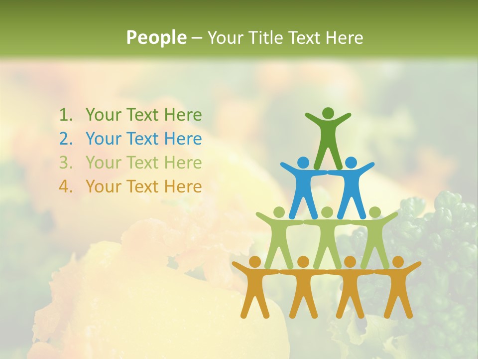 Food Lettuce Green PowerPoint Template