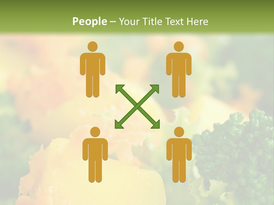 Food Lettuce Green PowerPoint Template