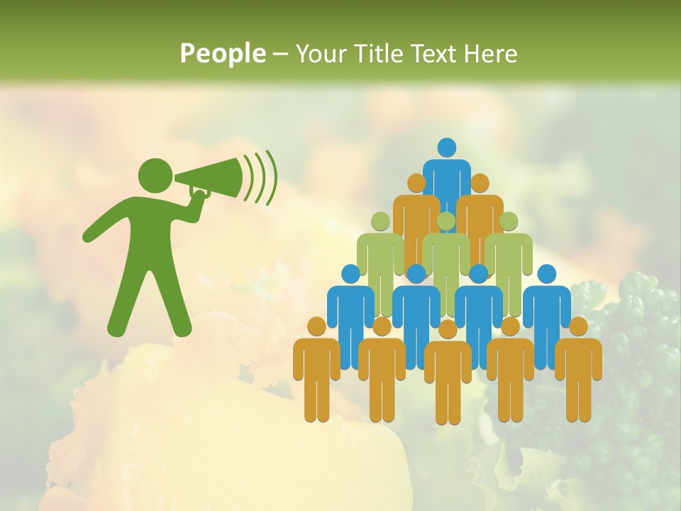 Food Lettuce Green PowerPoint Template