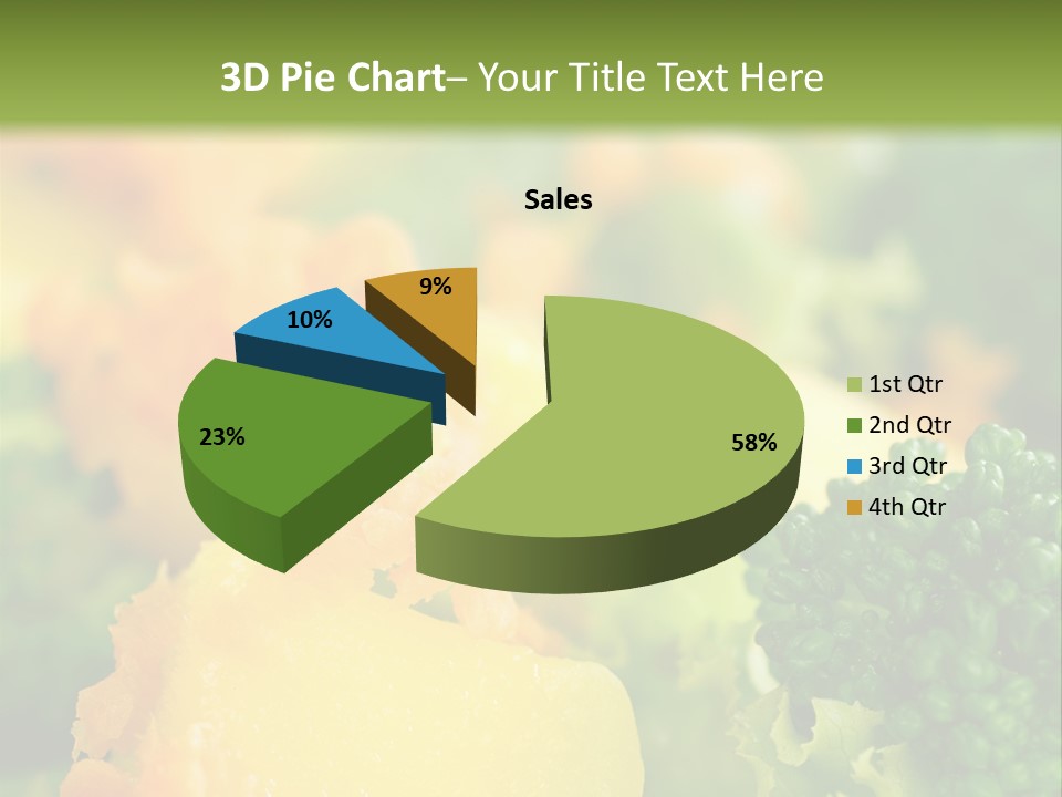 Food Lettuce Green PowerPoint Template
