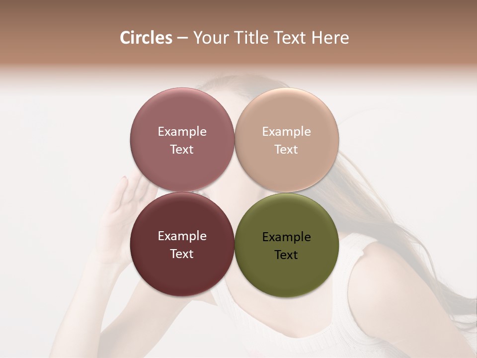 Ecstatic Screaming Hand PowerPoint Template