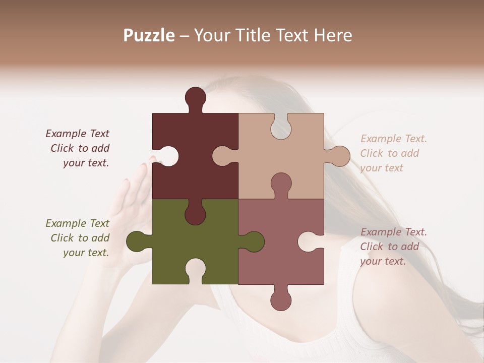 Ecstatic Screaming Hand PowerPoint Template