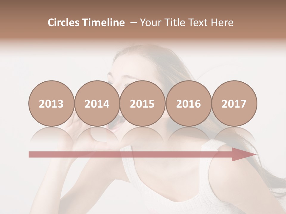 Ecstatic Screaming Hand PowerPoint Template