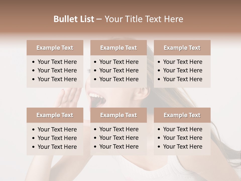 Ecstatic Screaming Hand PowerPoint Template