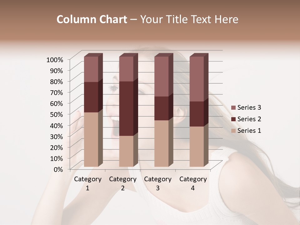 Ecstatic Screaming Hand PowerPoint Template