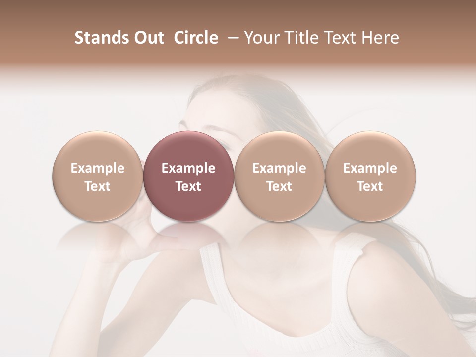 Ecstatic Screaming Hand PowerPoint Template