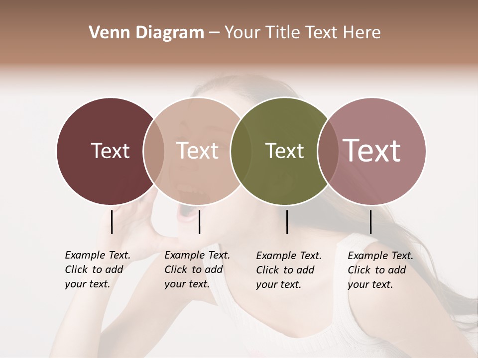 Ecstatic Screaming Hand PowerPoint Template