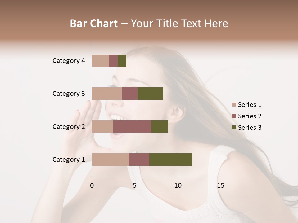 Ecstatic Screaming Hand PowerPoint Template