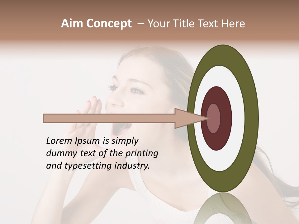 Ecstatic Screaming Hand PowerPoint Template