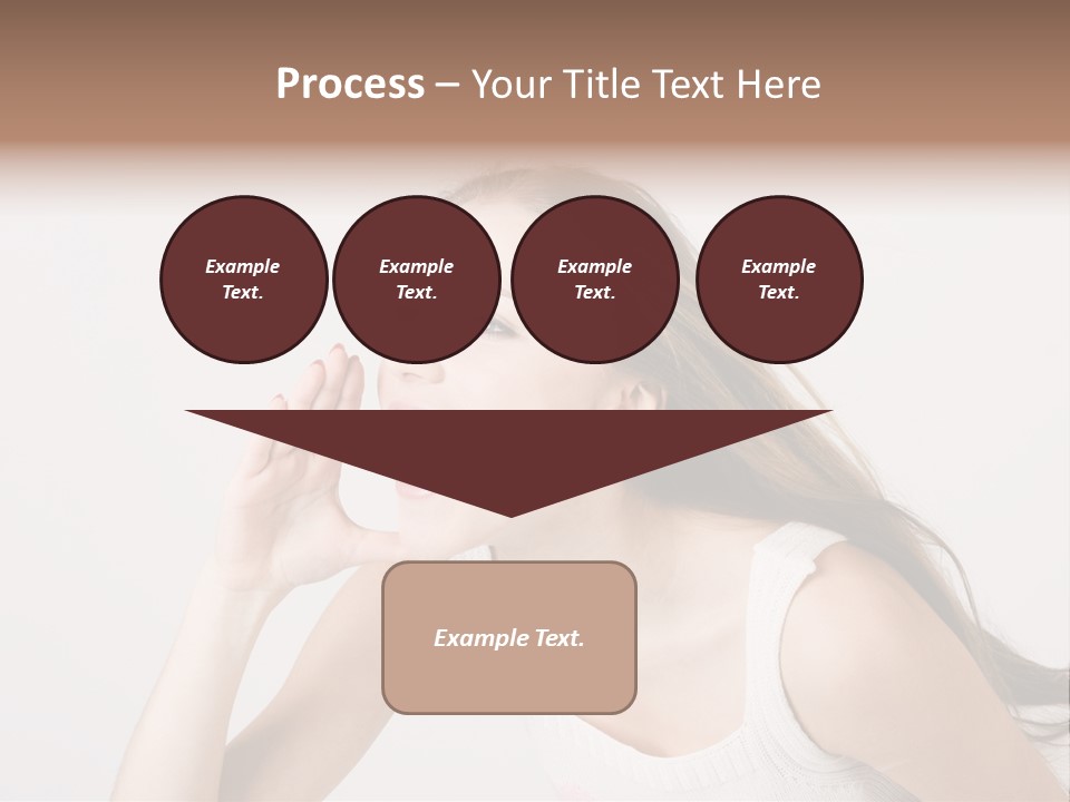 Ecstatic Screaming Hand PowerPoint Template