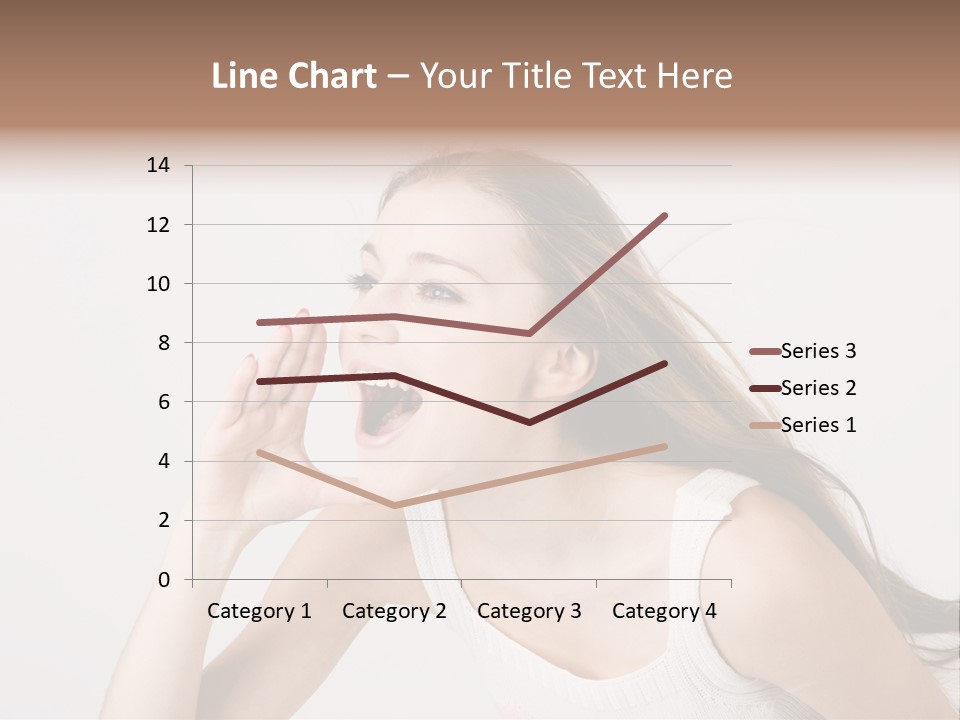 Ecstatic Screaming Hand PowerPoint Template