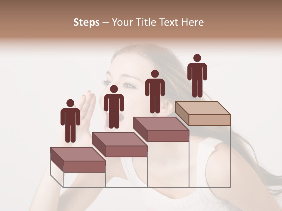 Ecstatic Screaming Hand PowerPoint Template