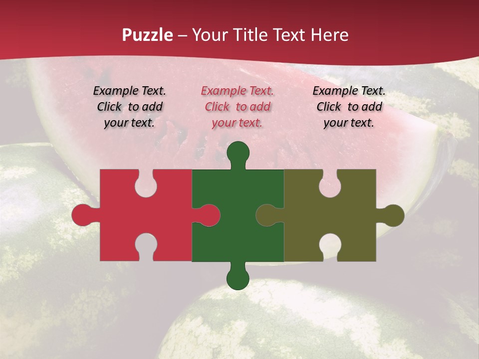 Delicious Greece Fruit PowerPoint Template