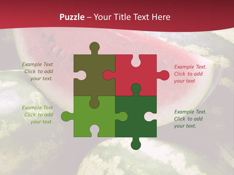 Delicious Greece Fruit PowerPoint Template