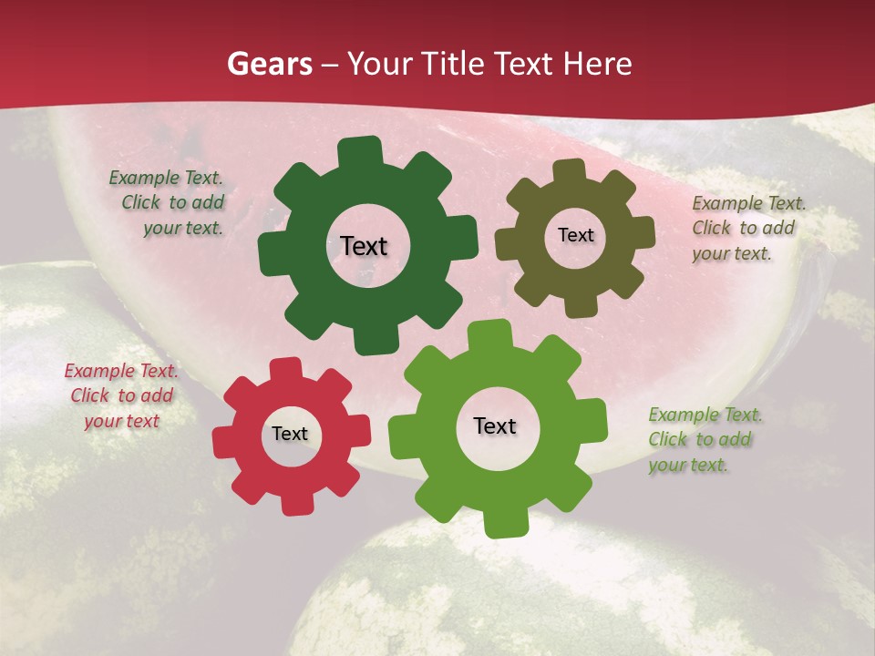 Delicious Greece Fruit PowerPoint Template