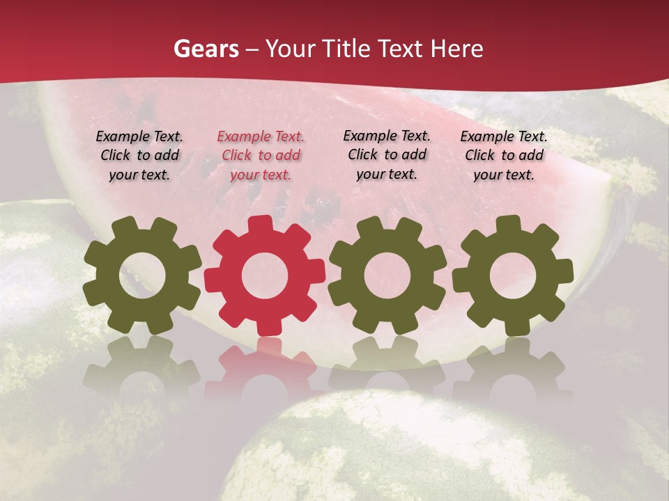 Delicious Greece Fruit PowerPoint Template