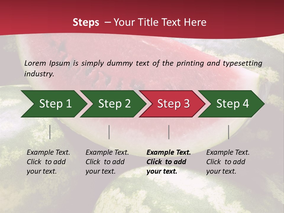 Delicious Greece Fruit PowerPoint Template