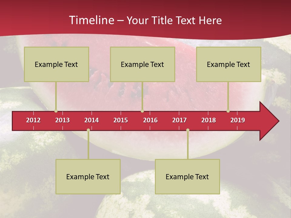 Delicious Greece Fruit PowerPoint Template