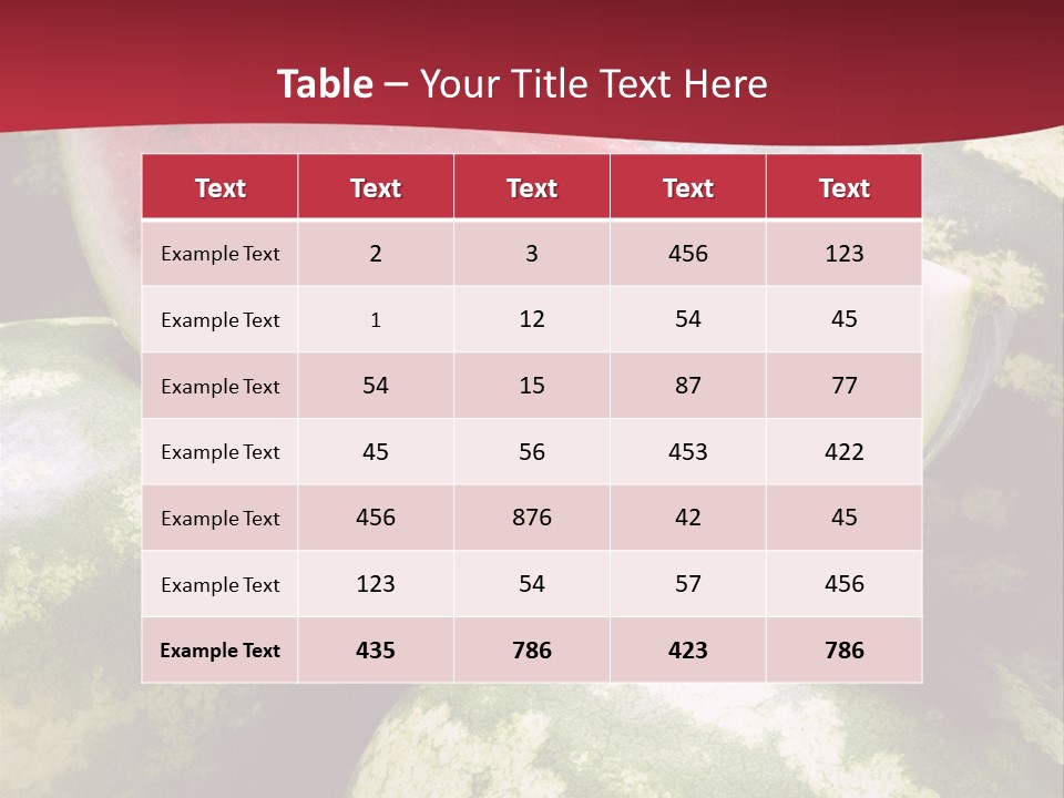 Delicious Greece Fruit PowerPoint Template