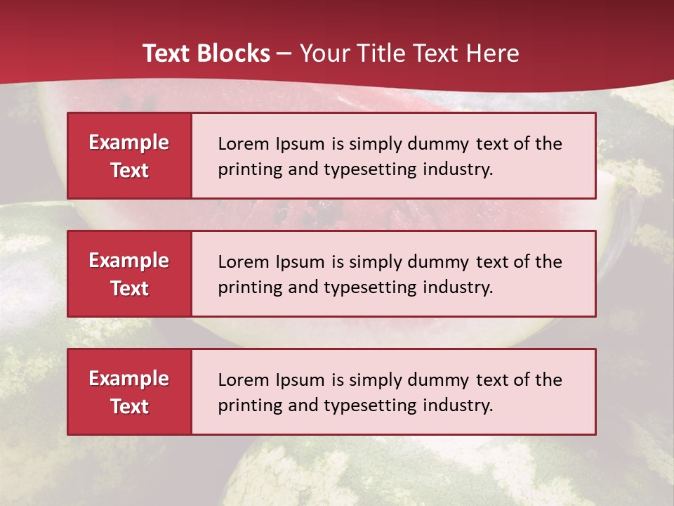 Delicious Greece Fruit PowerPoint Template