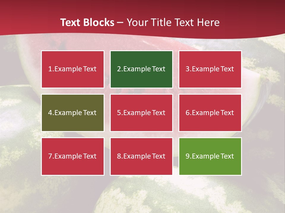 Delicious Greece Fruit PowerPoint Template