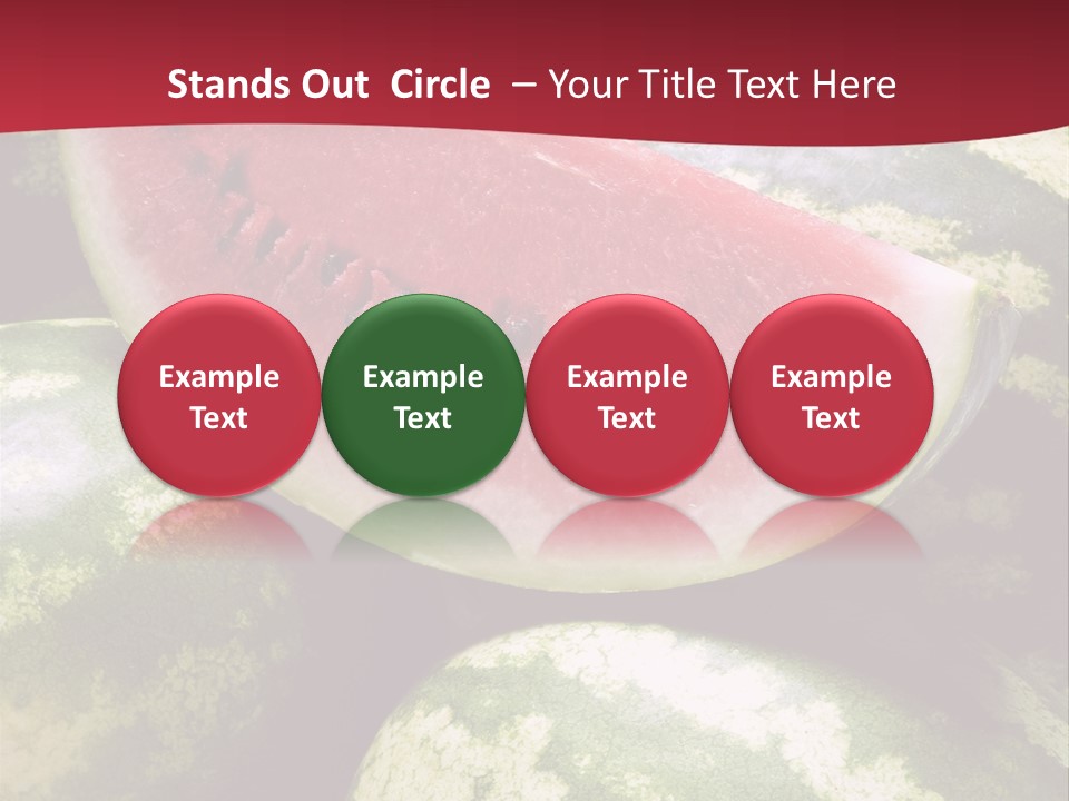 Delicious Greece Fruit PowerPoint Template