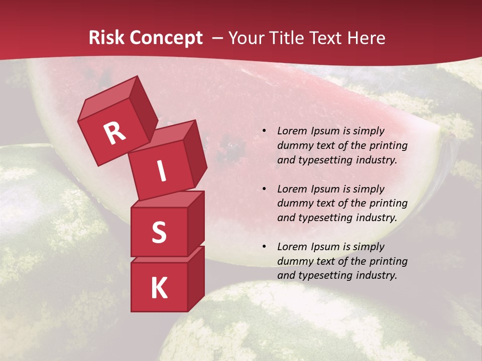 Delicious Greece Fruit PowerPoint Template