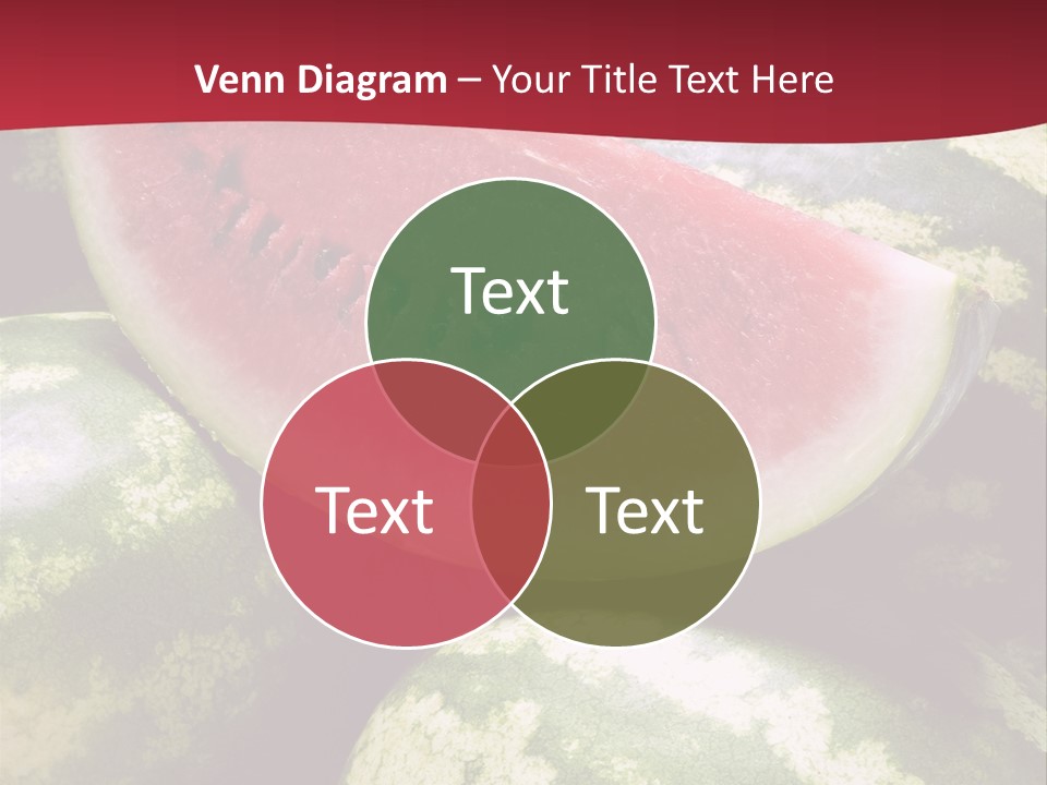 Delicious Greece Fruit PowerPoint Template