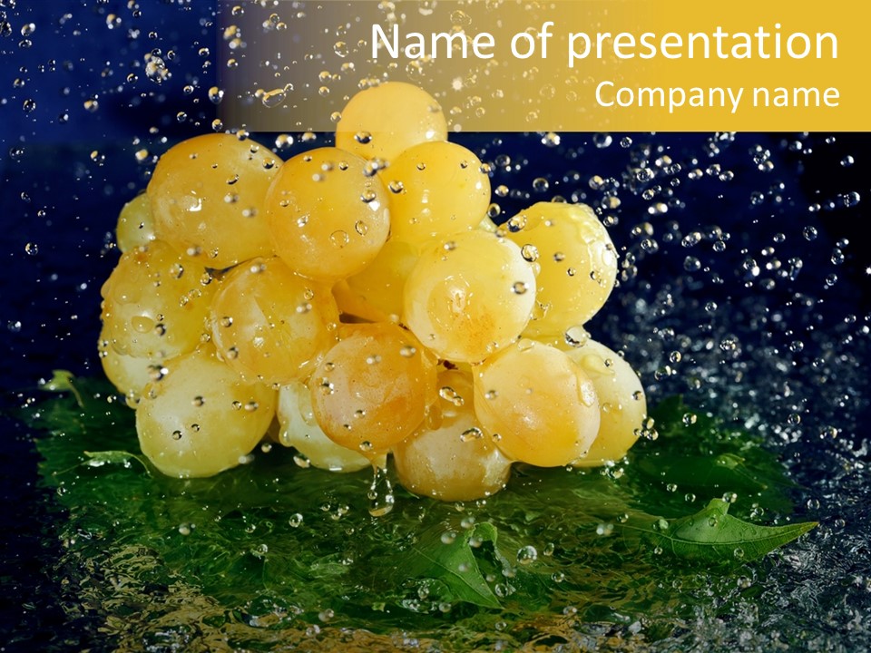 Grapes PowerPoint Template