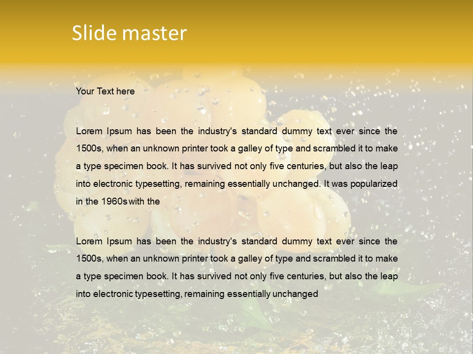 Grapes PowerPoint Template