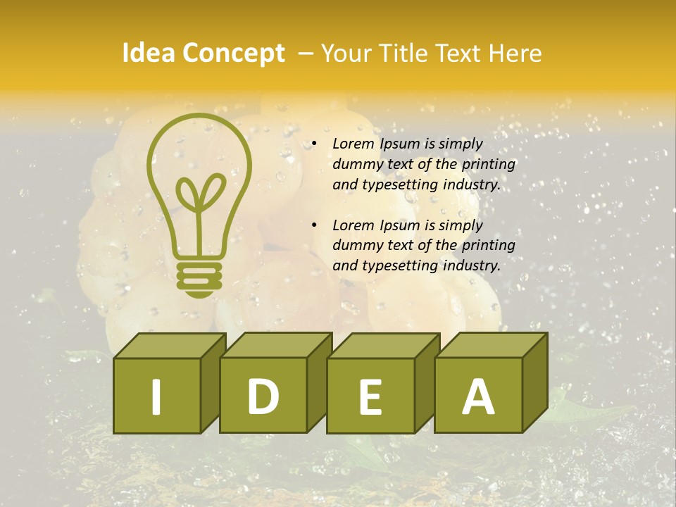 Grapes PowerPoint Template