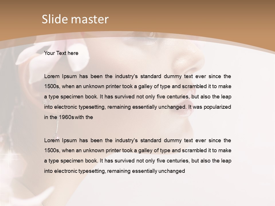 Spring Girl PowerPoint Template