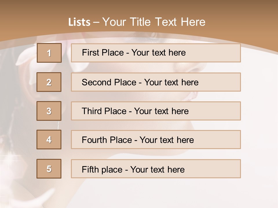 Spring Girl PowerPoint Template
