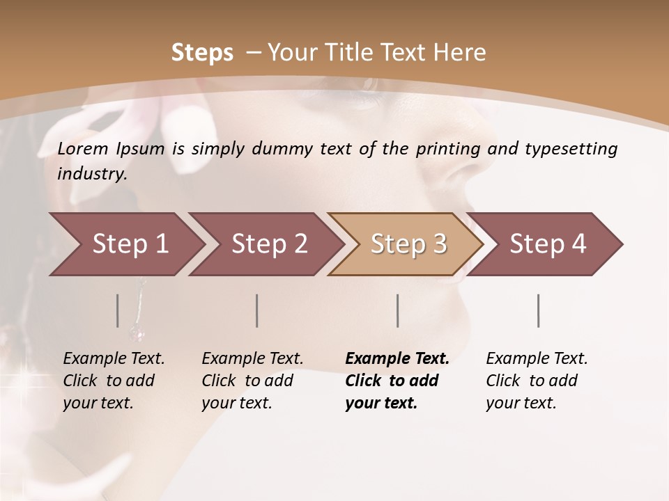 Spring Girl PowerPoint Template