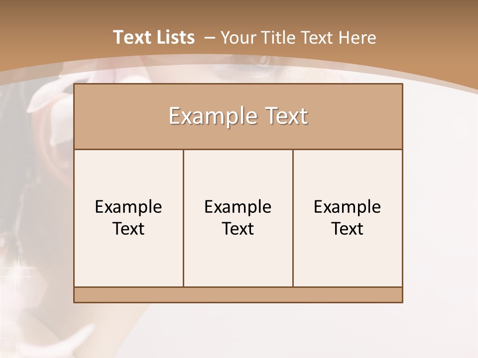 Spring Girl PowerPoint Template