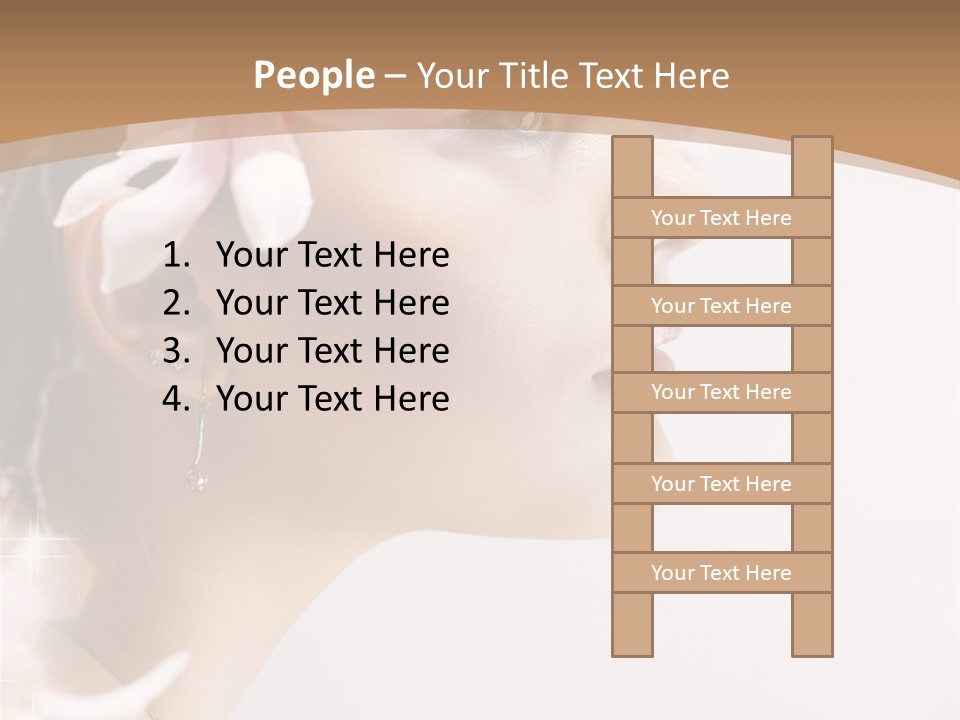 Spring Girl PowerPoint Template