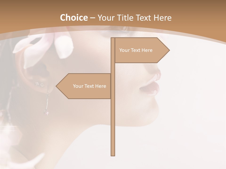 Spring Girl PowerPoint Template