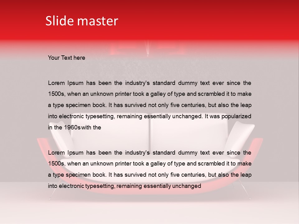 Object Pillow Loft PowerPoint Template