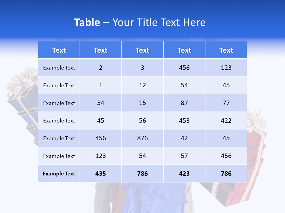 People In Party Hats PowerPoint Template