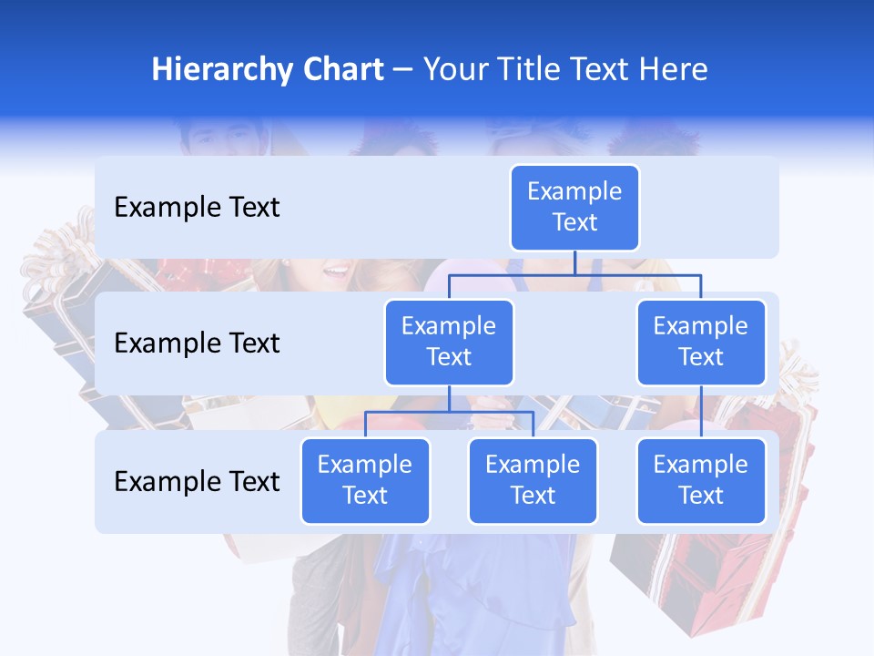 People In Party Hats PowerPoint Template