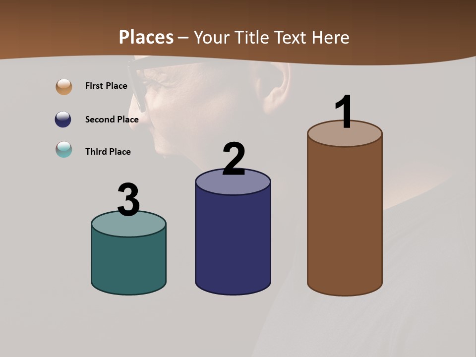 Dissatisfied Profile Photography PowerPoint Template