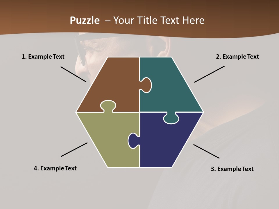 Dissatisfied Profile Photography PowerPoint Template