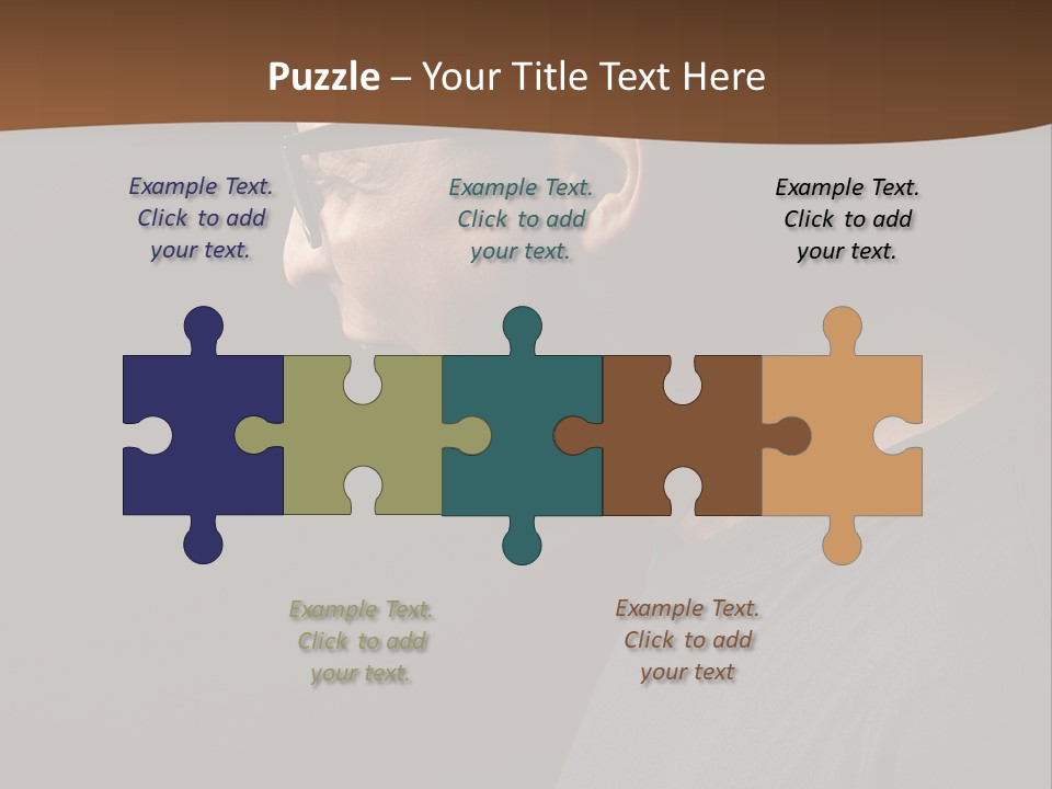 Dissatisfied Profile Photography PowerPoint Template
