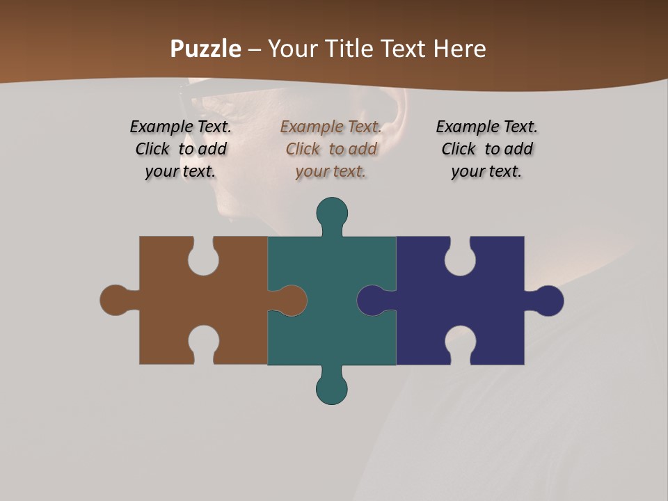 Dissatisfied Profile Photography PowerPoint Template