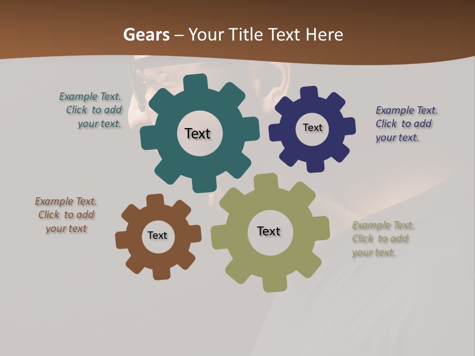 Dissatisfied Profile Photography PowerPoint Template