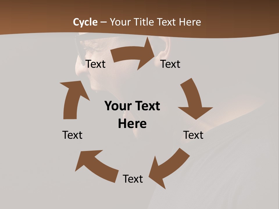 Dissatisfied Profile Photography PowerPoint Template