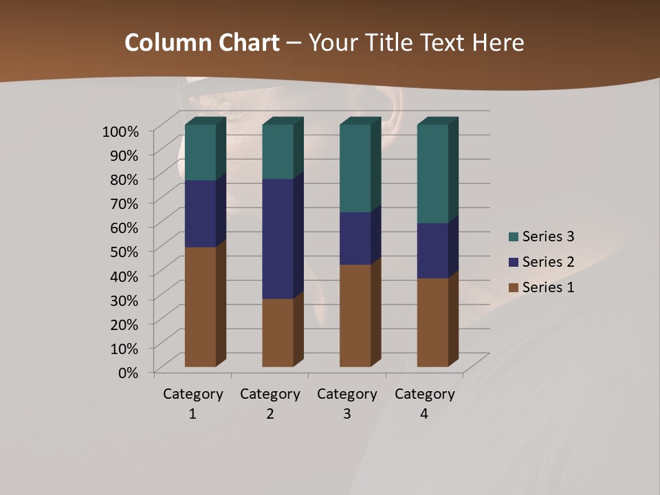 Dissatisfied Profile Photography PowerPoint Template