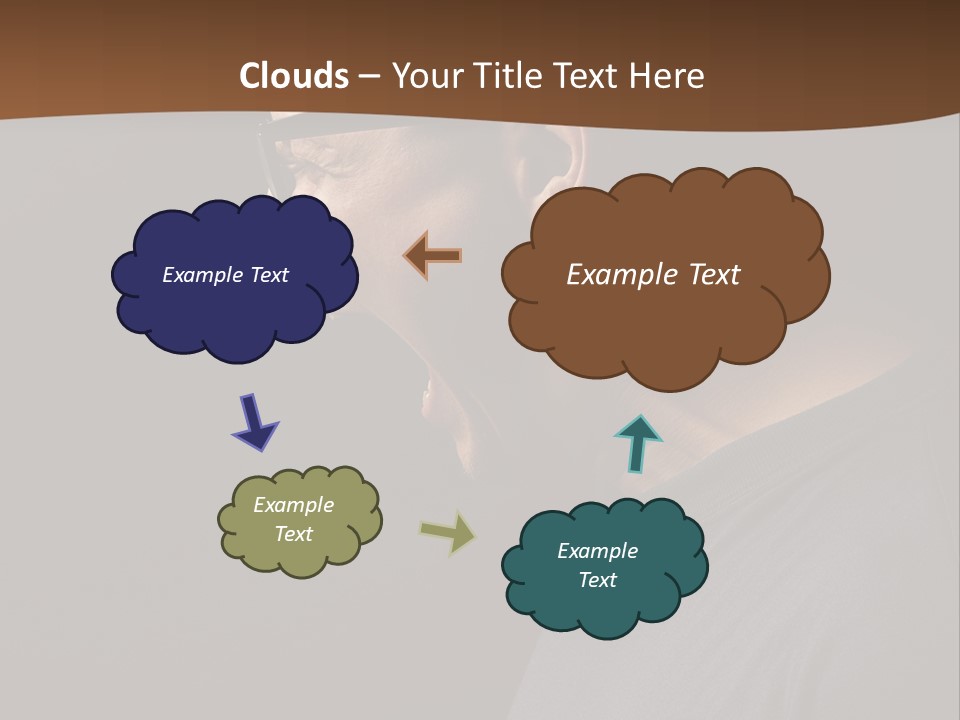 Dissatisfied Profile Photography PowerPoint Template
