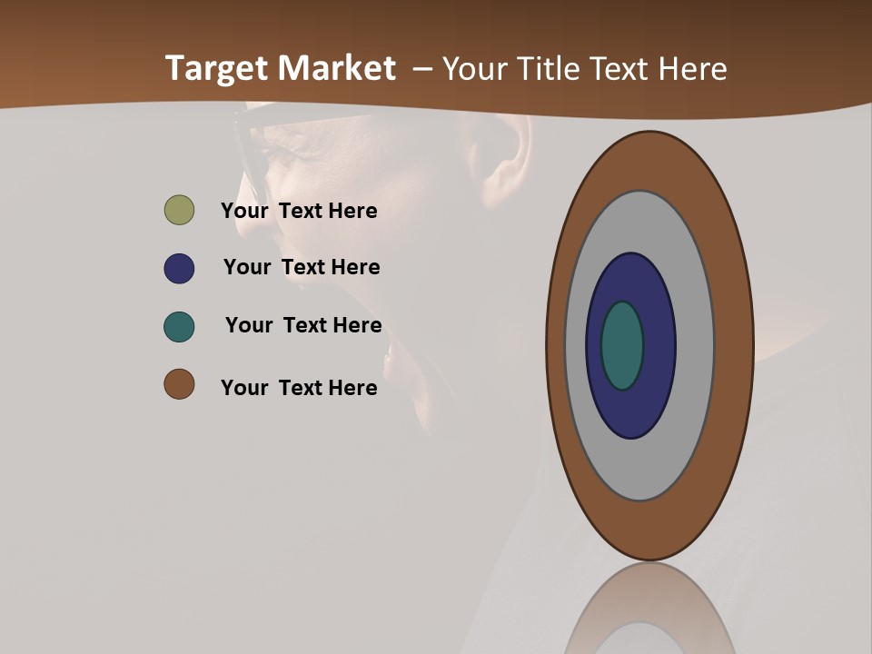 Dissatisfied Profile Photography PowerPoint Template